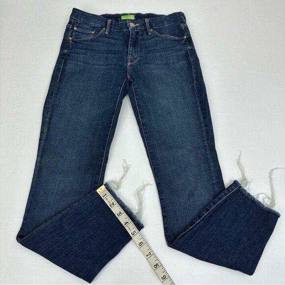 Mother Women's‎ Looker Ankle Fray Girl Crush Raw Hem Designer Jeans W26-28/L26 - Picture 11 of 11